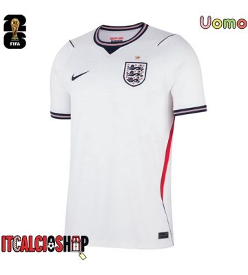 Inghilterra Prima Maglia Mondiali 2026 Manica Corta